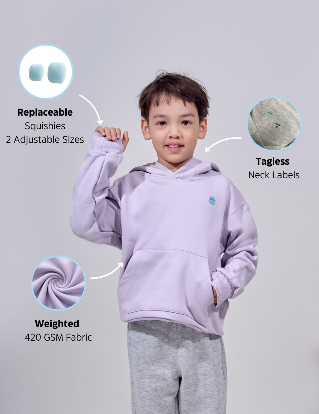 EssentialKidsHoodieLightLavender #Colour_Light Lavender