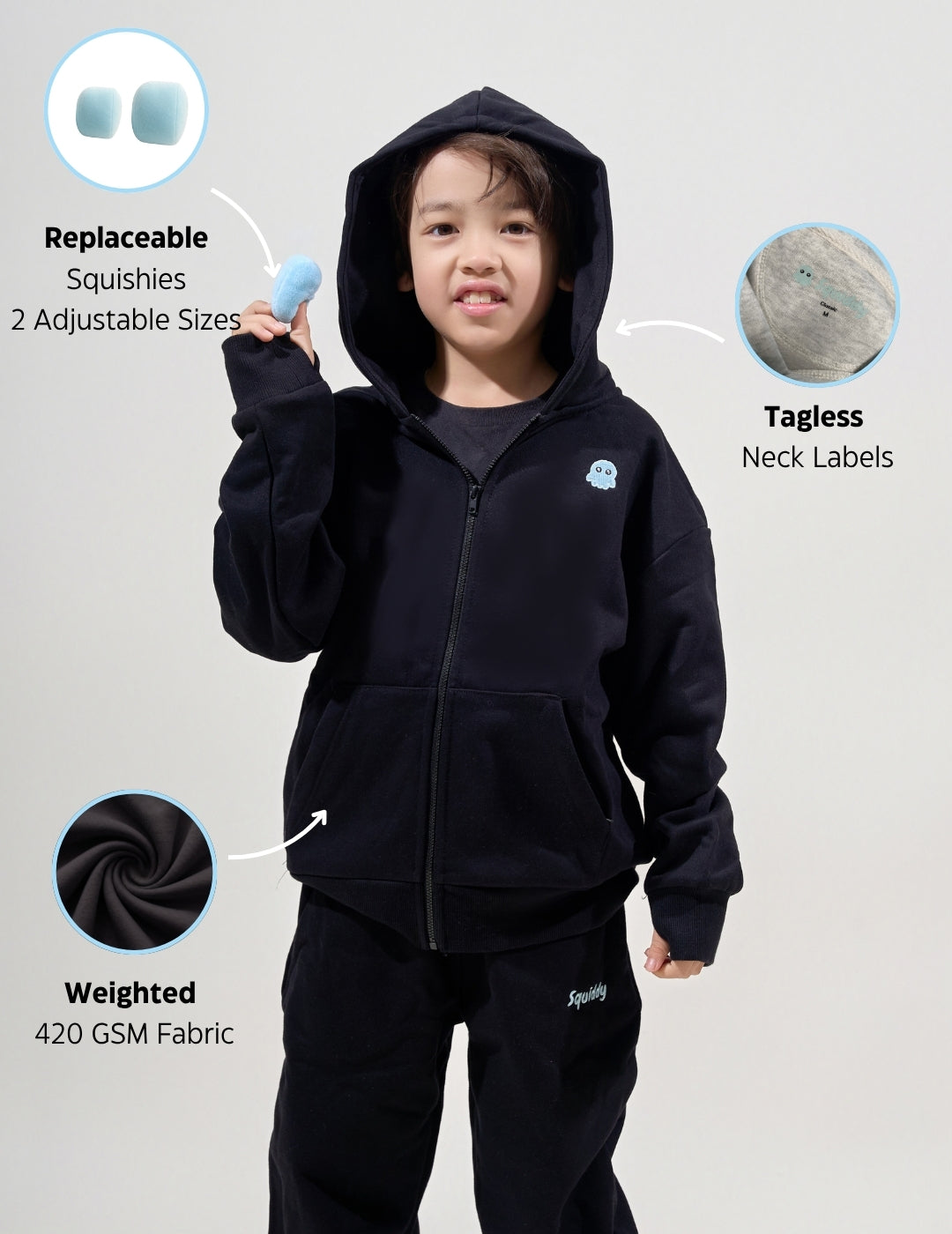 EssentialKidsZipBlack #Colour_Black