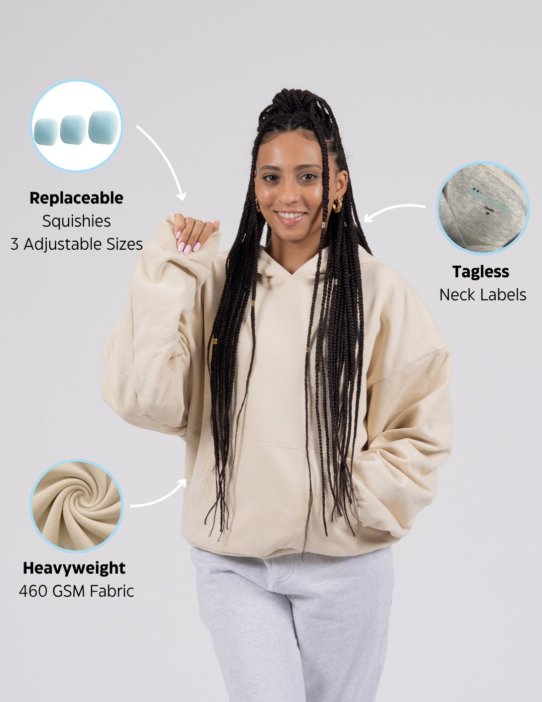 SignatureSquidHoodieLightBeige #Colour_Light Beige