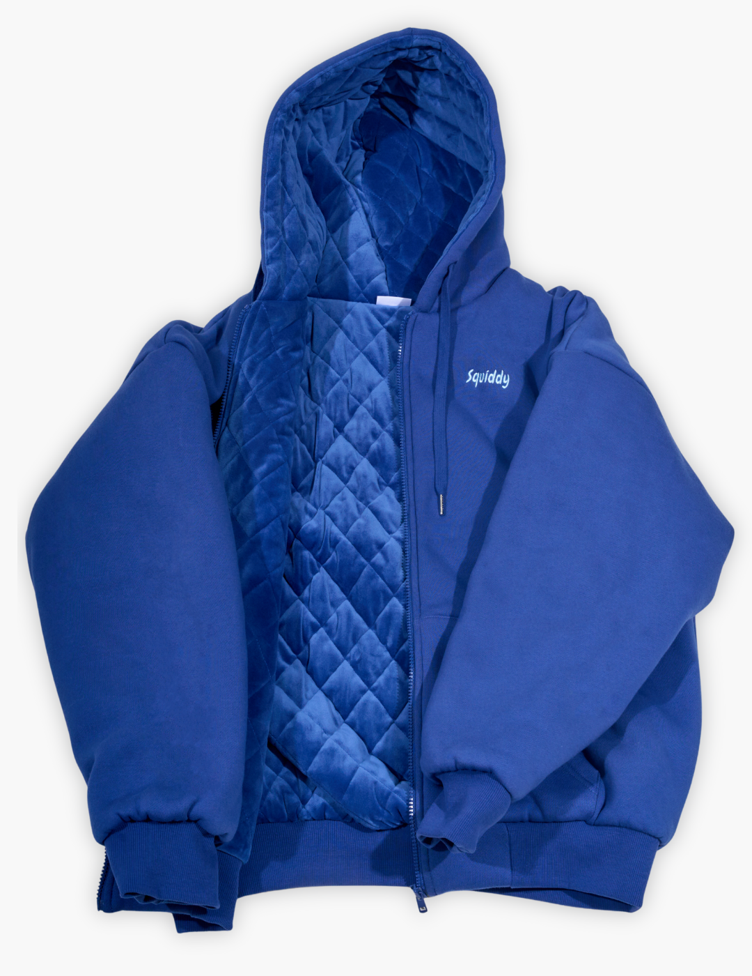 "Squiddy" SuperHeavyweightZipHoodieNavyBlue