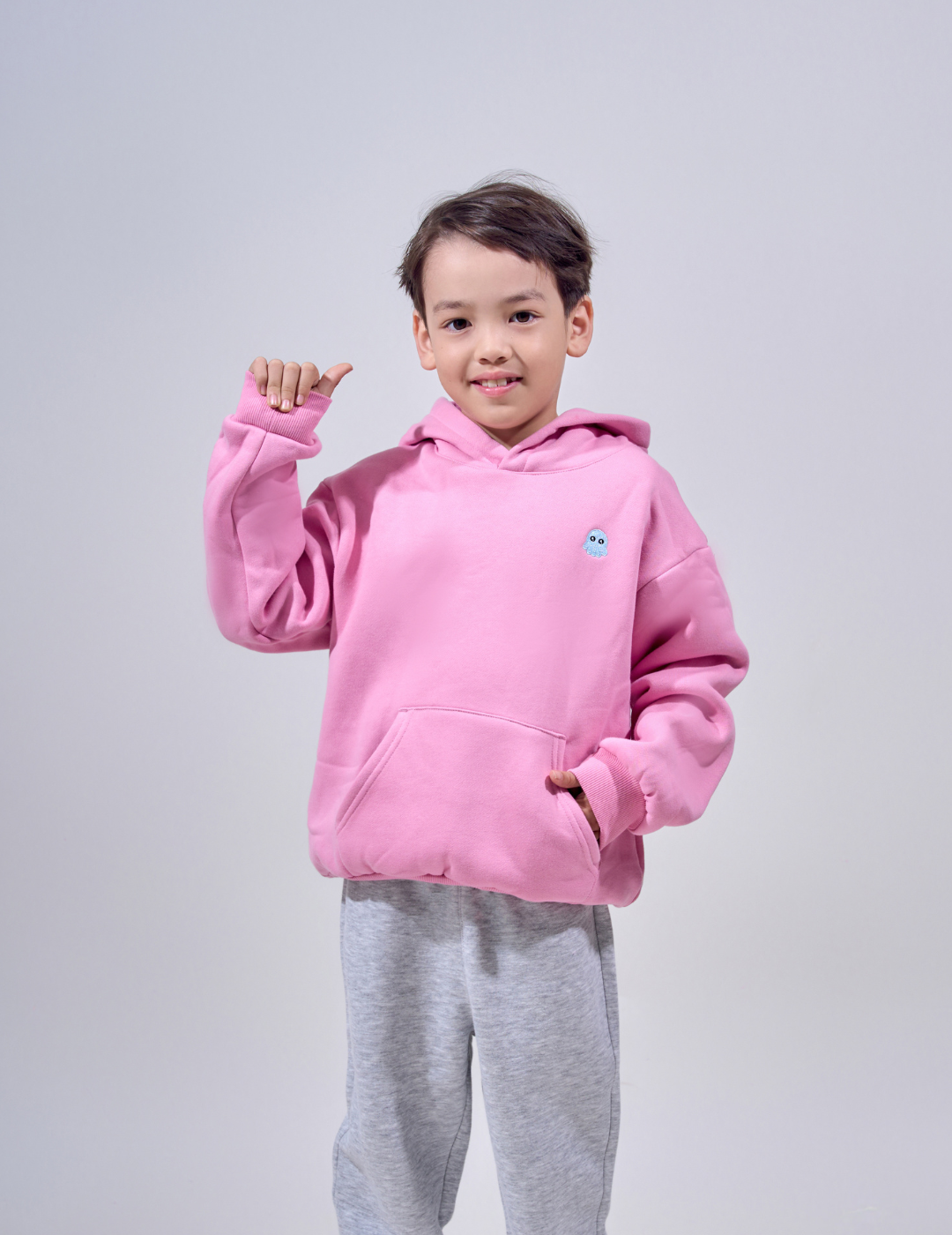 The Classic Kids Squiddy Hoodie RosePink - Weighted Kids Hoodie with Built in Squishies
