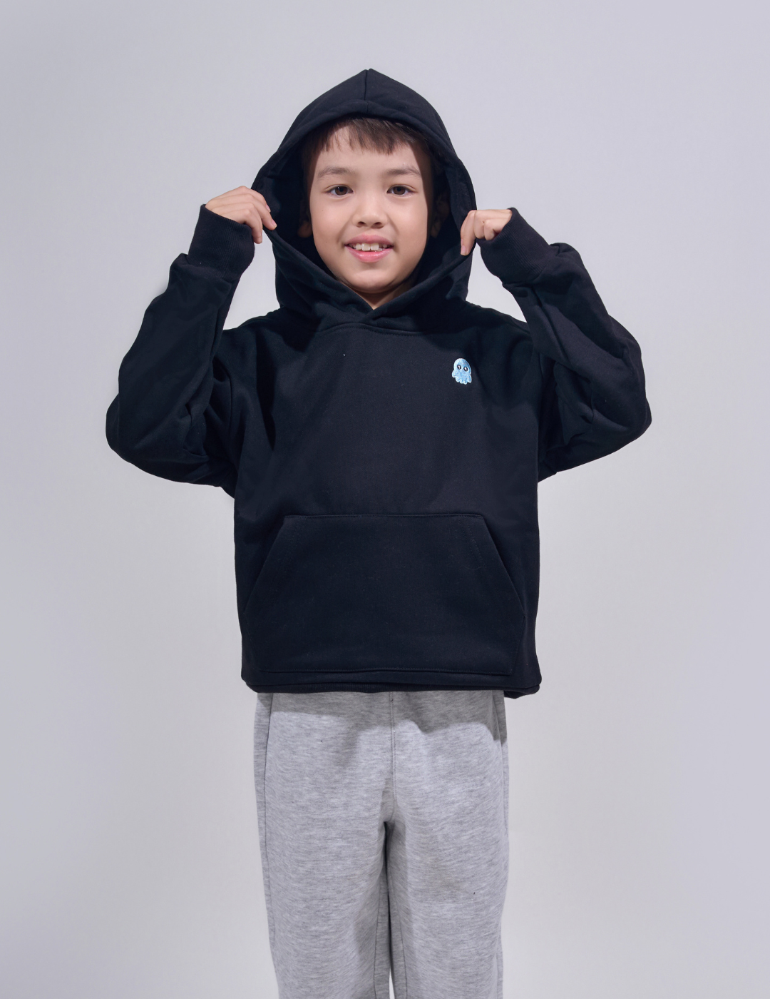 The Essential Kids Squiddy Hoodie-Hoodie-Squiddy #Colour_Black