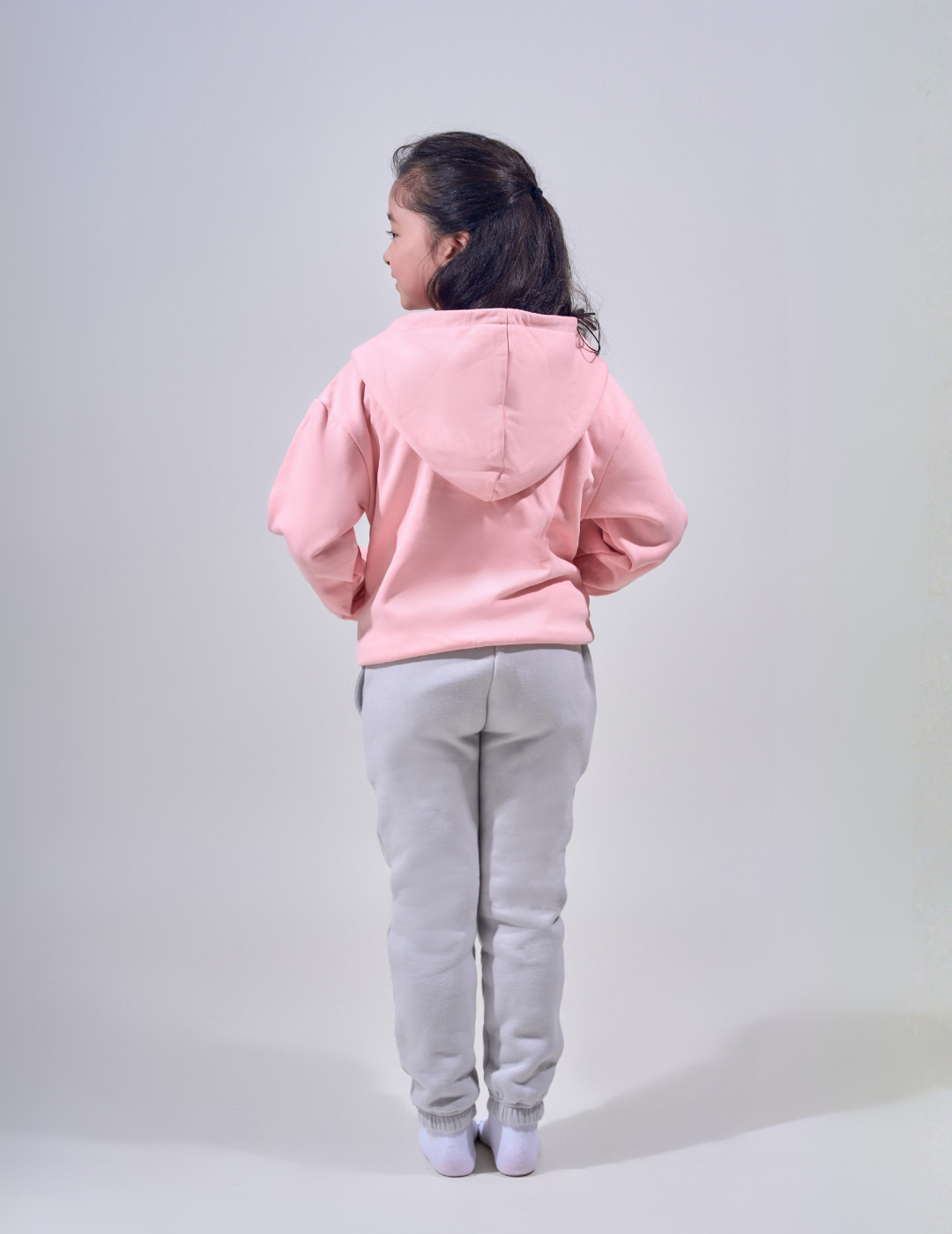 The Essential Kids Squiddy Zip Hoodie Cotton Candy - Weighted Kids Hoodies With Builtin Squishies Colour_Cotton Candy