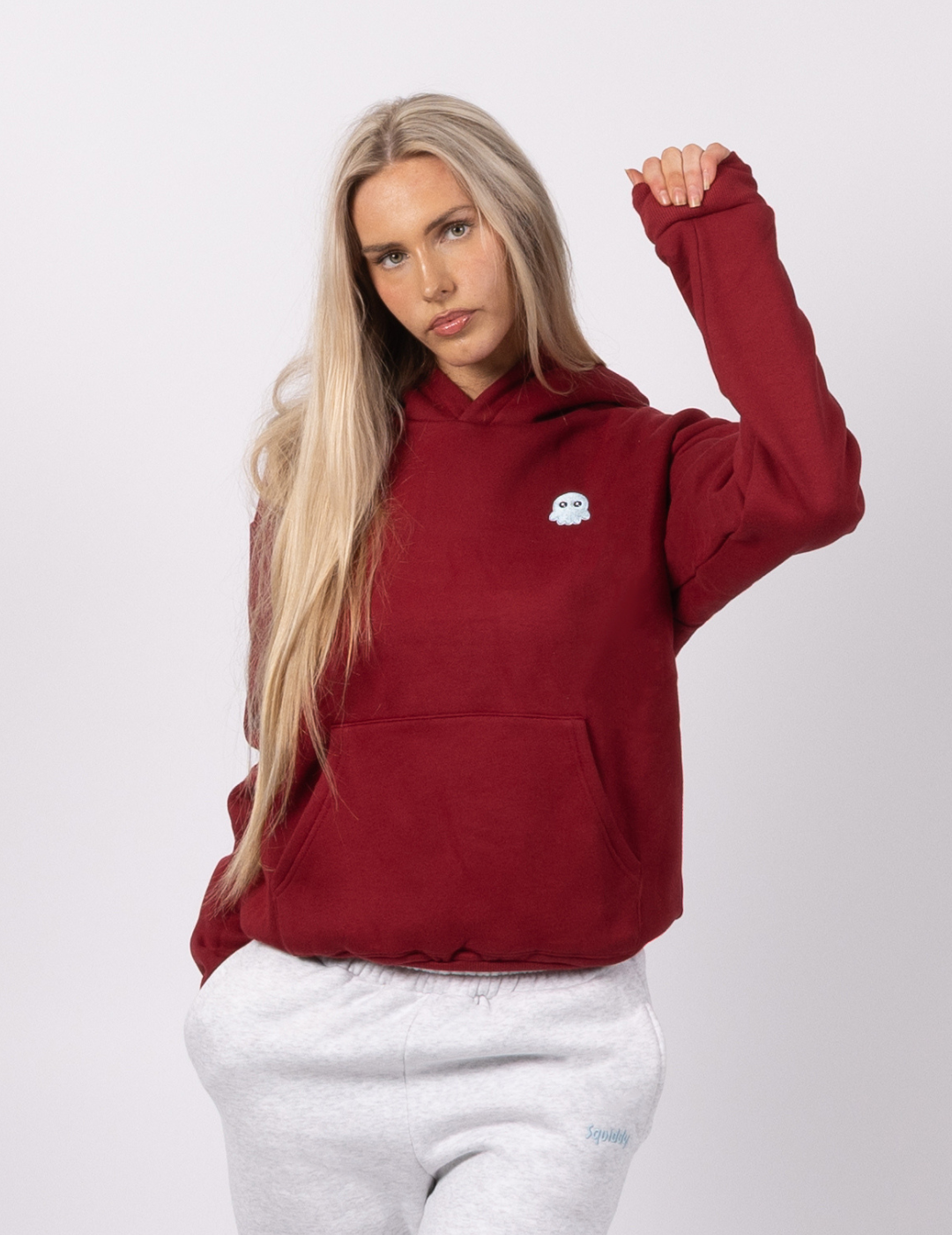 The Classic Squiddy Hoodie - Maroon1