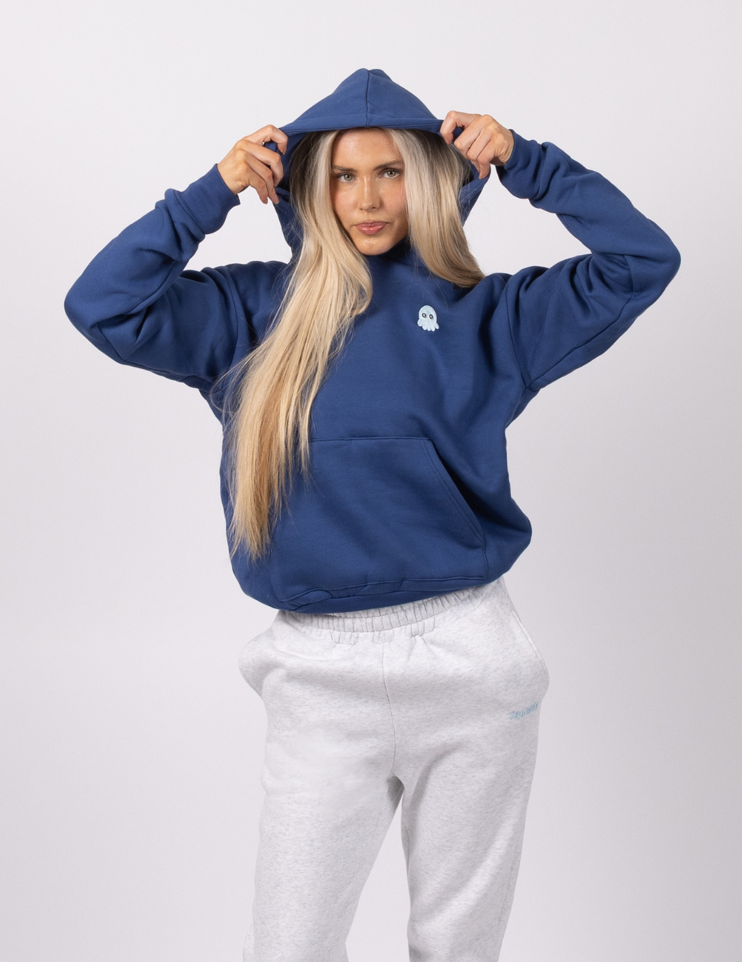 The Classic Squiddy Hoodie - Navy Blue3